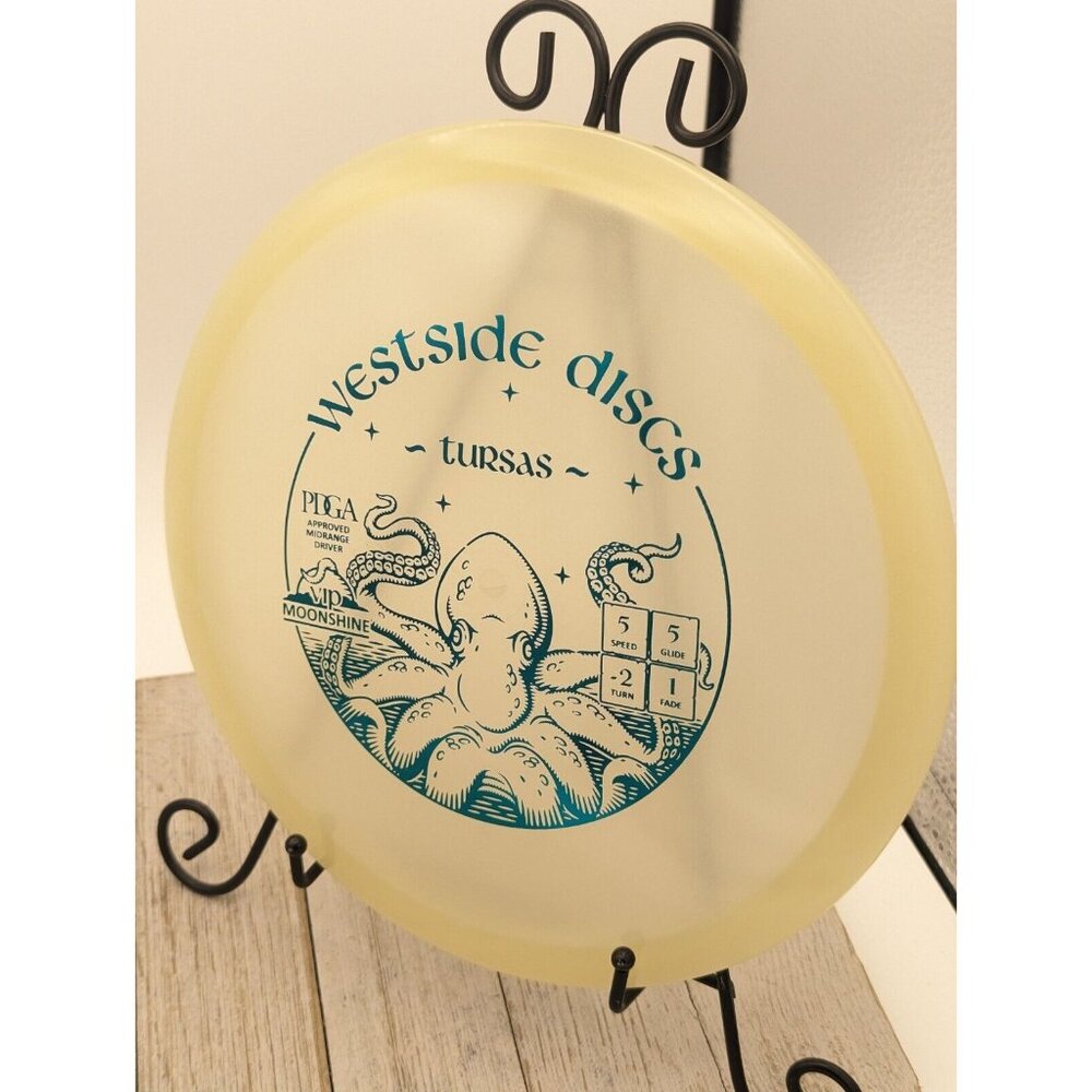 New Westside VIP Moonshine GLOW Tursas Midrange Disc Golf Disc 176 Grams